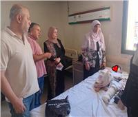 التضامن تتابع حالة مصابي حادث طريق المحلة كفرالشيخ الدولي