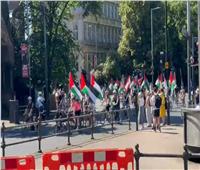 الزخم الشعبي يتواصل في بريطانيا دعمًا للشعب الفلسطيني وتنديدا بحرب الإبادة