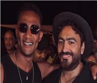 سهرة خاصة في الساحل.. محمد رمضان يهدي أغنية "نمبر ون" لتامر حسني