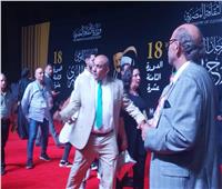 محسن منصور يحضر فعاليات مهرجان المسرح القومي بالأوبرا