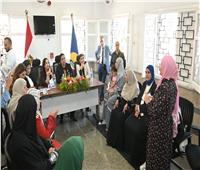 محافظ البحيرة ورئيس "القومي للمرأة" تتفقدان مشغل البحراوية ووحدة "مهنتك مستقبلك"