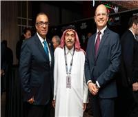 عمرو مصيلحي يجتمع برئيس الاتحاد الدولي لكرة السلة قبل انطلاق الأفروباسكت 