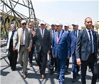 وزير الكهرباء ورئيس العربية للتصنيع يفتتحان خط إنتاج أبراج الجهد العالي