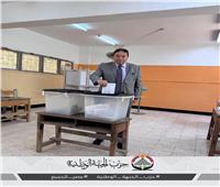 أمين الدفاع والأمن القومي بالجبهة الوطنية يدلي بصوته في انتخابات مجلس الشيوخ 2025