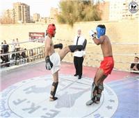 2000 لاعب في بطولة قطاع القاهرة الكبرى للكيك بوكسينج بالمطرية 