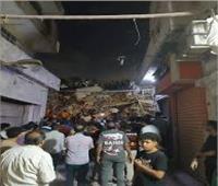 انهيار جزئي لعقار بمنطقة السيدة زينب