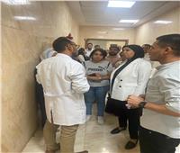 قيادات الطب العلاجي يتابعون سير العمل بمستشفى نجع حمادي العام 