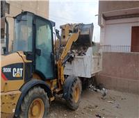 رفع 181 طن قمامة بمدينة صدفا بأسيوط 