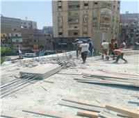 وزيرة التنمية المحلية:  إزالة عقار علي مساحة 1000 متر بعين شمس بالقاهرة بدون ترخيص
