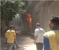 مصرع وإصابة ٥ أشخاص في حريق بورشة موبيليات بدمياط 