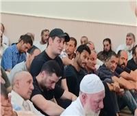 نجوم الأهلي في جنازة والد محمد الشناوي | صور