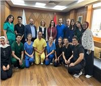 استمرار فعاليات برنامج التبادل الطلابي بكلية الطب جامعة حلوان 