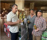 ضبط 3 أطنان دقيق وسكر و300 زجاجة زيت مجهولة المصدر بالشرقية