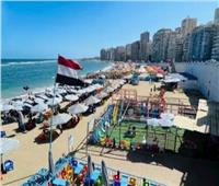 انحسار «ملتم أغسطس» |عودة الحياة لشواطئ الإسكندرية وبورسعيد ورأس البر وبلطيم