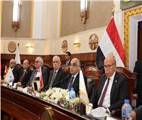 وزير العدل ورئيس قضايا الدولة يشهدا اليمين القانونية للمستشارين المنقولين للعمل بالمحاكم