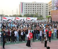وزيرا الشباب والشئون النيابية ومحافظ القاهرة يشهدون حفل استقبال الطلاب بجامعة حلوان