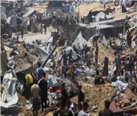 استشهاد 13 فلسطينيًا وإصابة آخرين في قصف إسرائيلي على خيمة للنازحين وسط غزة