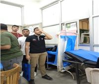 بدء الكشف الطبي للطلاب المستجدين بجامعة حلوان التكنولوجية الدولية