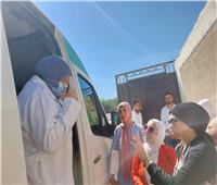 الكشف الطبي على 1110 مواطنًا بالقافلة الطبية في المحسمة بالإسماعيلية