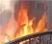 السيطرة على حريق شب داخل مخلفات بعين شمس 