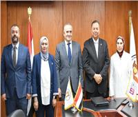 بروتوكول تعاون بين هيئة المستشفيات والمعاهد التعليمية وجامعة المنصورة الجديدة 