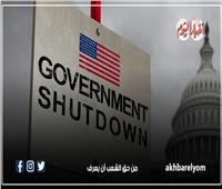 إنفوجراف| الآثار المترتبة على الإغلاق الحكومي الأمريكي