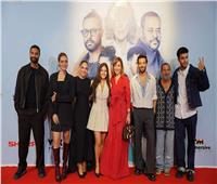 منة شلبي وكريم فهمي وأبطال «هيبتا» يتألقون في العرض الخاص للفيلم