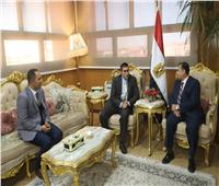 رئيس جامعة جنوب الوادي يلتقي مدير المعهد القومي للاتصالات 
