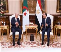 رئيس الجزائر يشيد بجهود مصر والرئيس السيسي في وقف الحرب بغزة