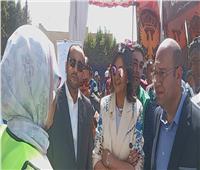 نبيلة مكرم: التحالف الوطني نموذج فريد للحماية الاجتماعية على أرض الجيزة