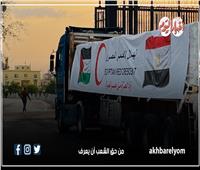 إنفوجراف| جهود إغاثية من الهلال الأحمر المصري لدعم غزة
