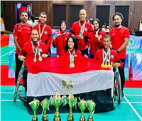 9 ميداليات حصيلة منتخب الريشة الطائرة البارالمبية في بطولة إفريقيا بنيجيريا