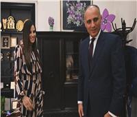 السفير المصري في بلجراد يلتقي قرينة الرئيس الصربي