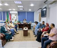 اجتماع موسع لمياه المنوفية لمراجعة جاهزية المعدات وفرق الطوارئ.. صور