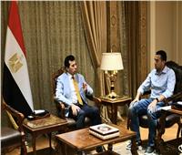 تفاصيل اجتماع وزير الرياضة مع البطل الاولمبي أحمد الجندي 