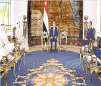 السيسي وأحمد الصباح يبحثان تعزيز العلاقات وتطورات الأوضاع الإقليمية
