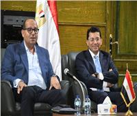 بحث برامج الإعداد لأبطال رفع الأثقال بحضور وزير الرياضة ورئيس اللجنة الأوليمبية المصرية 