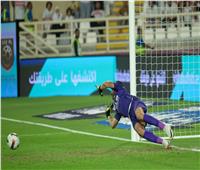 محمد عواد يحرس مرمى الزمالك أمام الأهلي في نهائي السوبر