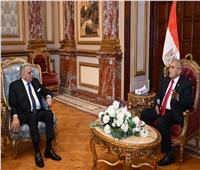 رئيس مجلس الشيوخ يستقبل رئيس نادي قضاه مصر 