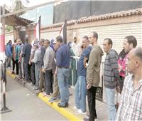 لجان حقوقية تشيد بالتنظيم.. ومظلات وكراسى متحركة للناخبين