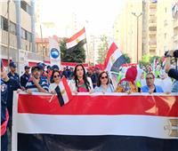 تعليم الإسكندرية تنظم مسيرة تحت عنوان انزل شارك بالانتخابات | صور