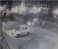 سيارة طائشة تدهس 3 طلاب أعلى طريق المقطم