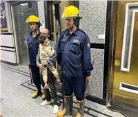 أمن الفيوم ينقذ أبًا وطفله بعد احتجازهما داخل مصعد بأحد العقارات