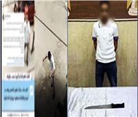 حبس مسجل خطر هدد أسرة بسلاح أبيض في عين شمس