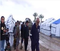 مراسلنا: الأمطار الغزيرة تغرق خيام النازحين في قطاع غزة.. فيديو