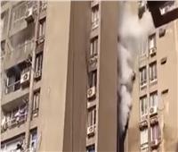 السيطرة على حريق ضخم داخل شقة سكنية بعمارات العبور 