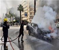 حريق هائل يلتهم 3 سيارات بورشة سمكرة في الإسكندرية