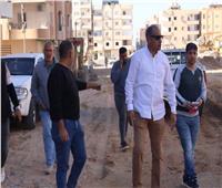 رئيس مدينة الغردقة يتفقد أعمال فتح محور شارع الثلاثيني