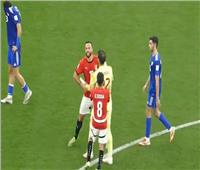 شاهد| مشادة كلامية بين مروان حمدي وراشد الدوسري بعد نهاية مباراة مصر والكويت في كأس العرب 