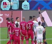كأس العرب| شاهد لحظة طرد أمين عمر لآدم وناس لاعب الجزائر